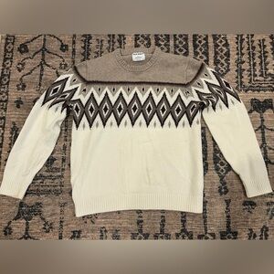 Cozy Men’s Fair Isle sweater